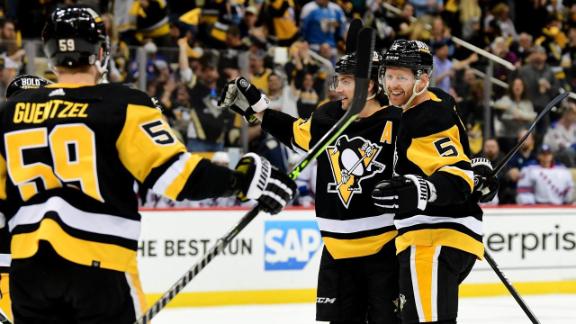 Les Penguins de Pittsburgh ont marqué 5 buts au deuxième quart